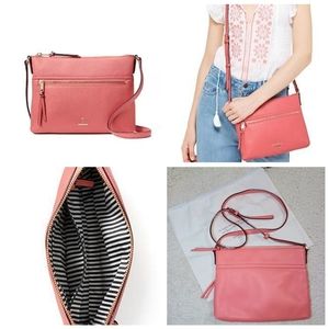 New Kate Spade Jackson Street Gabriele Crossbody Pink Purse with Dust Bag